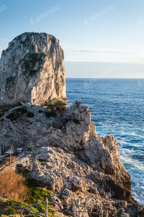 Preview: The Faraglioni (Sea Stacks) Of Capri Island, Italy