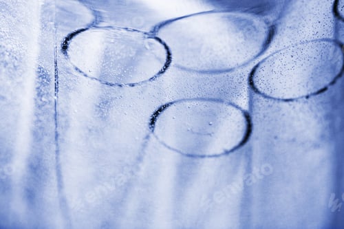 Preview: Abstract Underwater Composition With Bubbles, Tubes, Lines And Light