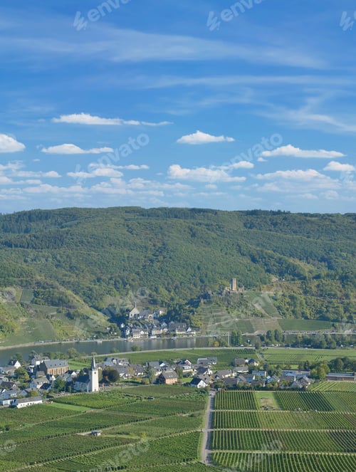 Preview: Wine Villages Of Beilstein And Ellenz-Poltersdorf In Mosel Valley,Rhineland-Palatinate,Germany