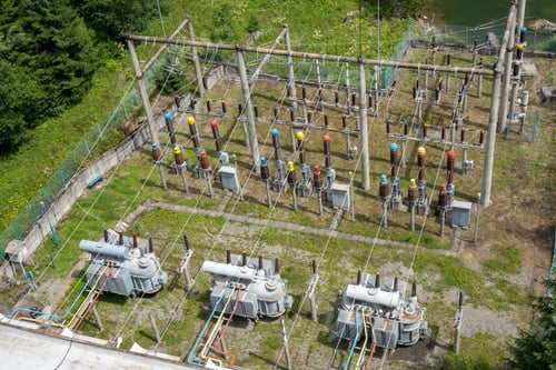 Preview: A Powerplant With Transformers And Electrical Coupling In The Mountains