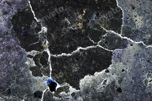 Vista previa: Abstract Composition With Cracked Soil And Inverted Colors