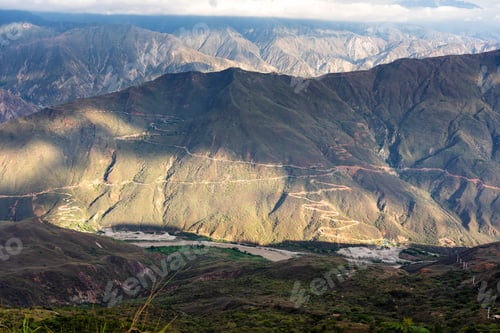 Vorschau: Blick auf den Chicamocha-Canyon in Kolumbien in den Anden.
Südamerika