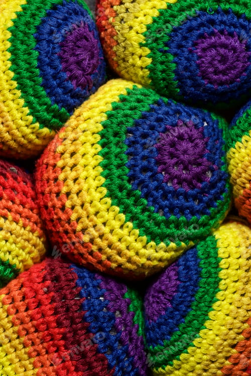 Preview: Close-Up Of A Group Of Juggling Balls.
