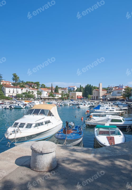 Preview: Village Of Malinska-Dubasnica On Krk Island,Adriatic Sea,Croatia