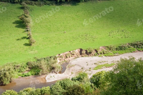 Preview: Looking Down On The Wye Valley At Symonds Yat In Herefordshire, England. ''Plus A Walker In The