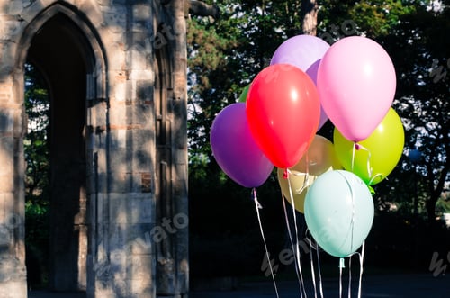 Preview: Group Of Colorful Balloons Image