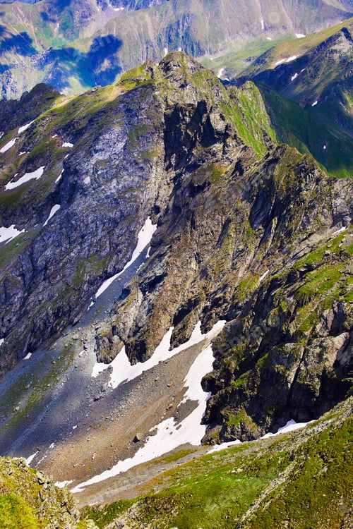 Preview: Landscape From The Rocky Fagaras Mountains In Romania In The Summer