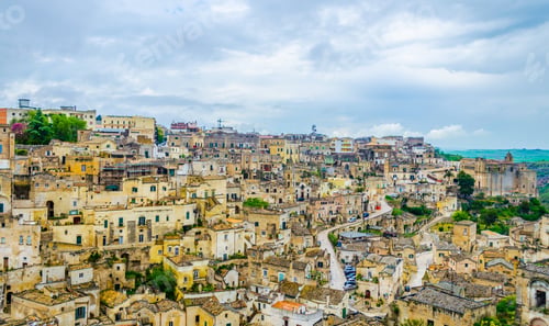 Preview: View Of Rooftops Of The Italian City Matera.