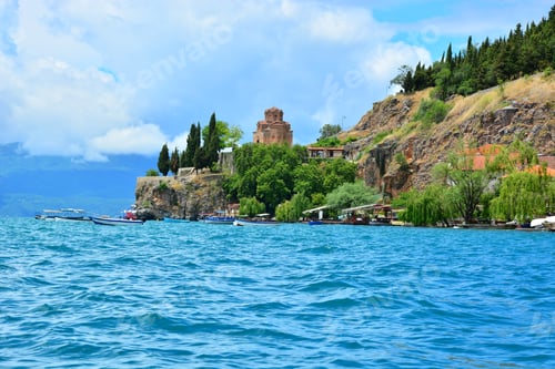 Preview: Beautiful Landscape. Boats In A Sea At Day Time