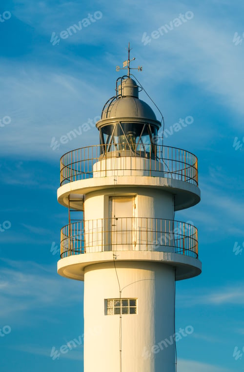 Preview: Ajo Lighthouse In Ajo Village By The Cantabrian Sea In Cantabria Autonomous Community Of Spain
