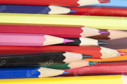 Preview: Group Of Sharp Colored Pencils