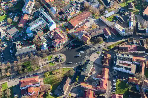 Preview: Aerial View Over The Cesis City (Latvia)