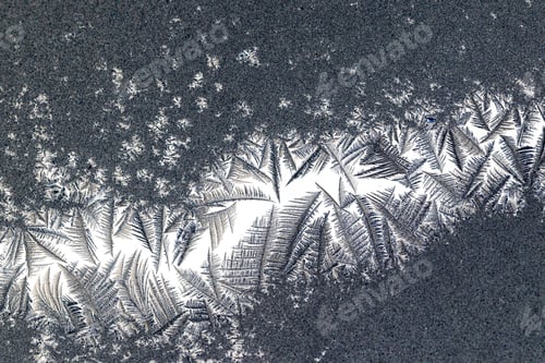 Preview: Ice Flowers On Glass - Texture