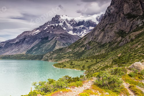 Preview: Epic Beauty Of The Landscape - The National Park Torres Del Paine In Southern Chile. Lago