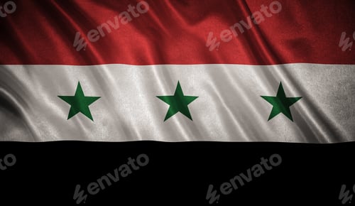Preview: Flag With Original Proportions. Flag Of The Syria