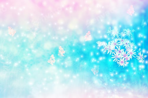 Preview: Bright Yellow Flower. Blurred Image Of Grass.