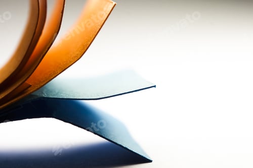 Preview: Colorful Abstract Composition With Paper, Lights And Shadows