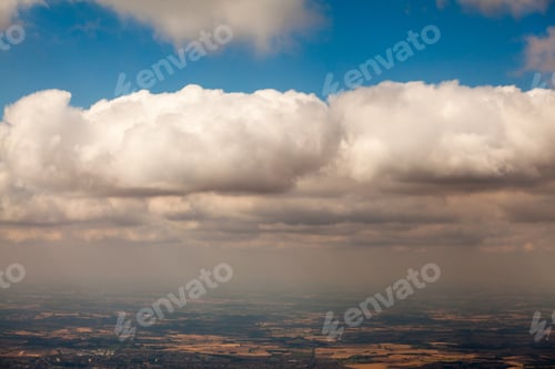 Preview: Beautiful, Dramatic Clouds And Sky Viewed From The Plane