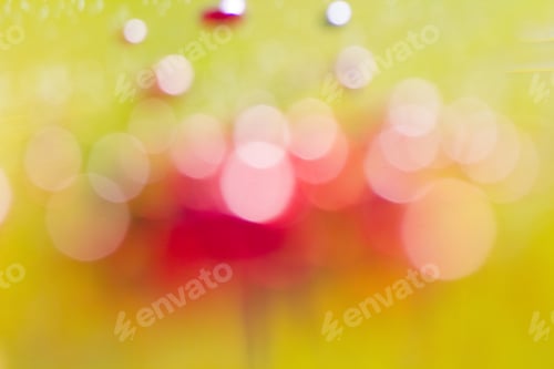 Preview: Abstract, Blurred, Colorful Composition With Oil, Water, Ink, Bubbles And Bokeh
