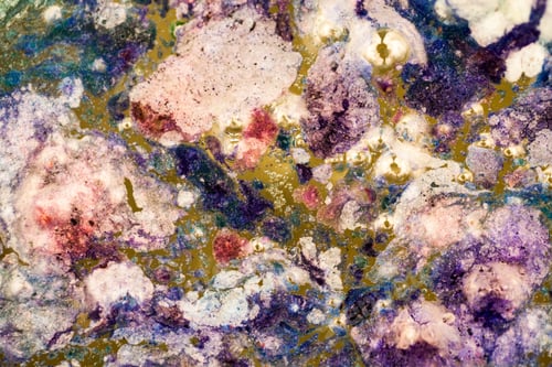 Preview: Abstract Close Up of Mixed Paints and Bubbles