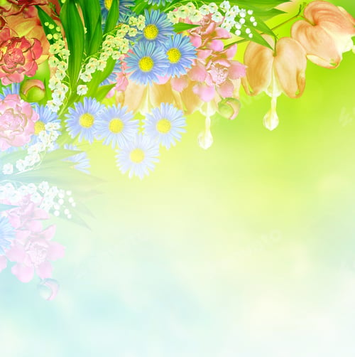 Vista previa: Pink Bleeding Heart Flower. Peony