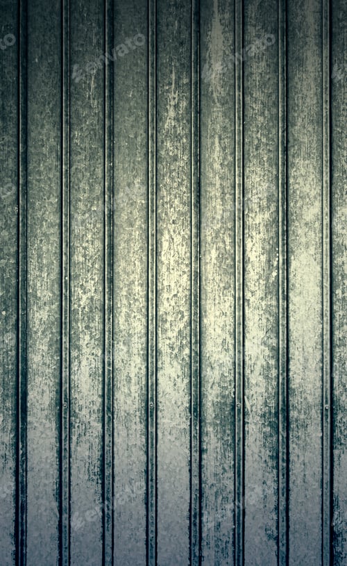 Preview: Metal Wall On The Exterior, Detail Of A Coating Of Metal, Steel And Texture