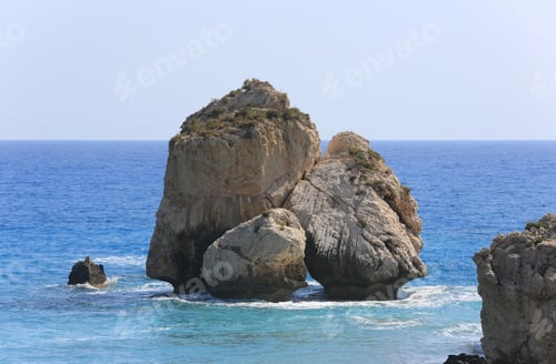 Preview: Rocks In Sea - Summer Landscape