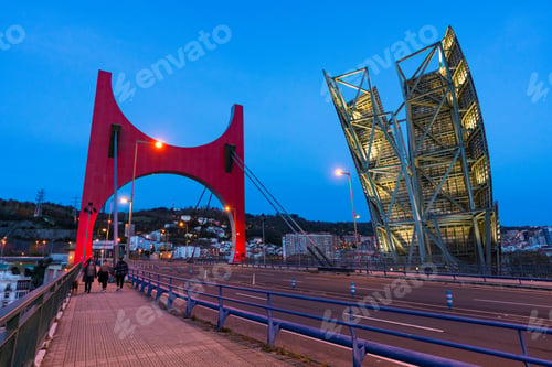 Preview: La Salve Bridge In Bilbao City Of Bizkaia Province Of The Basque Country Autonomous Community Of