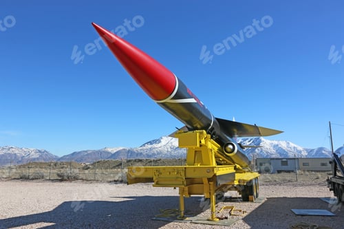 Preview: Vintage Missile At Hill Airforce Base Utah
