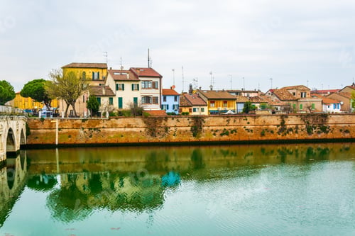 Preview: View Of A Channel In The Italian City Rimini