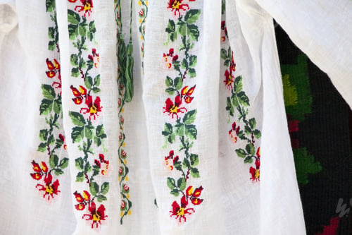 Preview: Romanian Traditional Blouse - Textures And Traditional Motifs