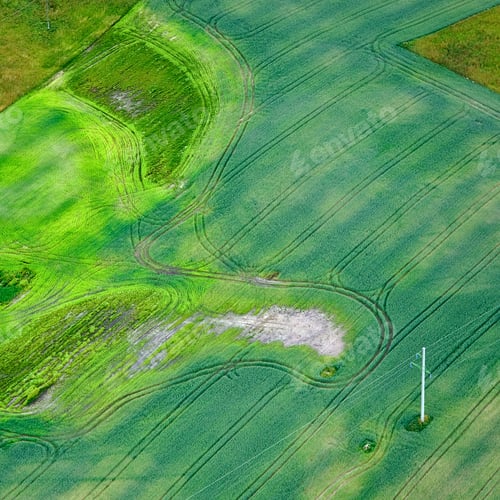 Preview: Aerial View Over Agricultural Fields