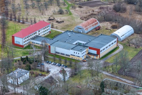 Preview: Aerial View Over The Cirava Village (Latvia)