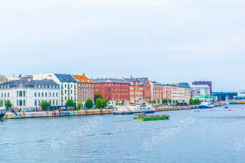 Preview: View Of A Channel In Central Copenhagen, Denmark.