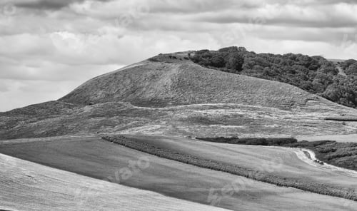 Preview: Swyre Head, The Highest Point On The Purbeck Coast In Dorset, Sw England. A High Contrast