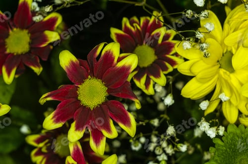 Preview: Beautiful Gift Bouquet Of Various Colorful Decorative Summer Flowers