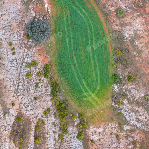 Preview: Agricultural Fields In Montsec Mountain Range Of The Pre-Pyrenees, Pyrenees Mountains In Lleida
