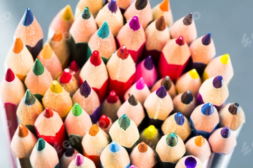 Preview: Group Of Sharp Colored Pencils
