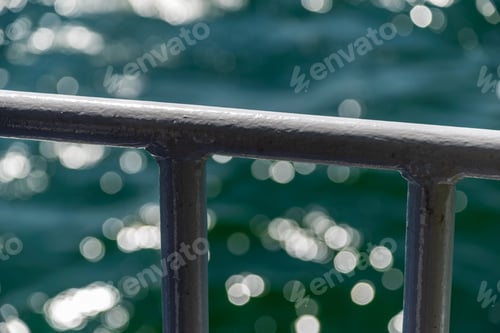 Preview: Lakeside Beach Details With Sand, Rocks And Blur Background. Seaside Pattern