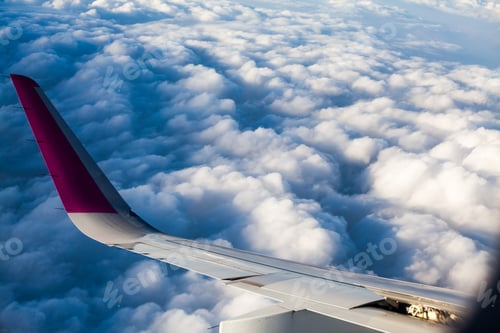 Preview: Beautiful, Dramatic Clouds And Sky Viewed From The Plane. High Resolution And Quality