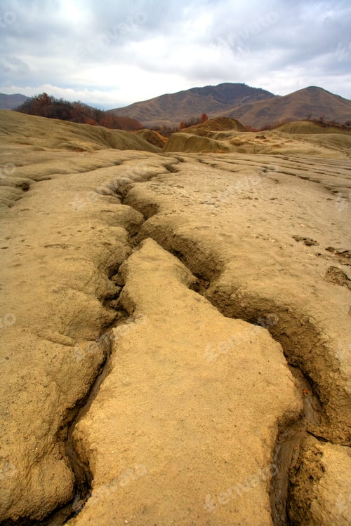 Preview: Dramatic Landscape Of Muddy Volcanoes In Romania