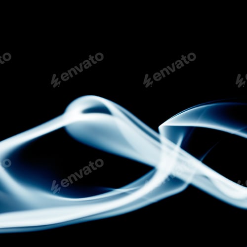 Preview: Abstract Composition With Smoke Shapes
