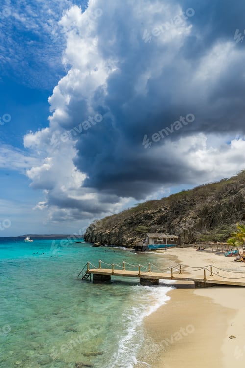 Preview: Kokomo Beach - Curacao Views A Small Island In The Caribbean Dutch Antilles