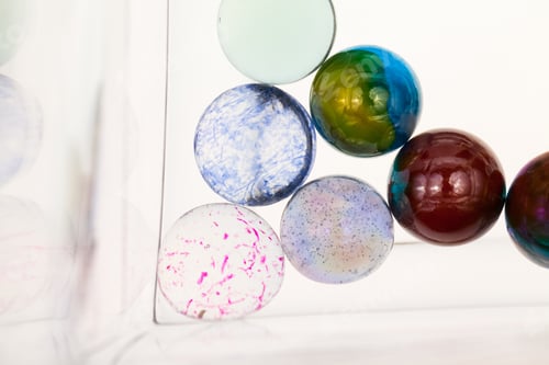 Preview: Abstract Composition With Glass Balls