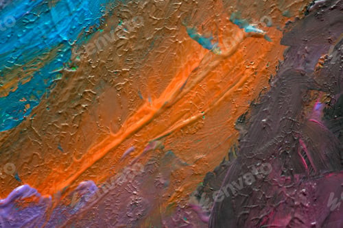 Preview: Abstract Art Background. Hand-Painted Background