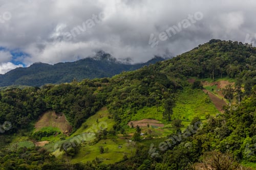 Preview: View Of Valley And Town Of Boquete, Panama, Central America