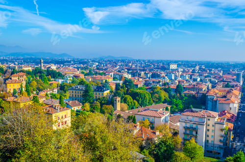 Preview: Aerial View Of Bergamo, Italy
