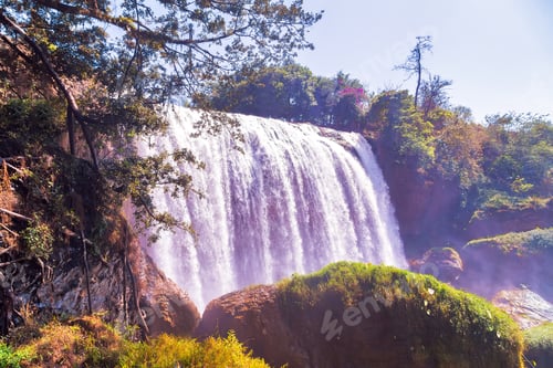 Preview: Waterfall Of The Elephant, Waterfall Falling Elephant, Dalat, Vietnam.