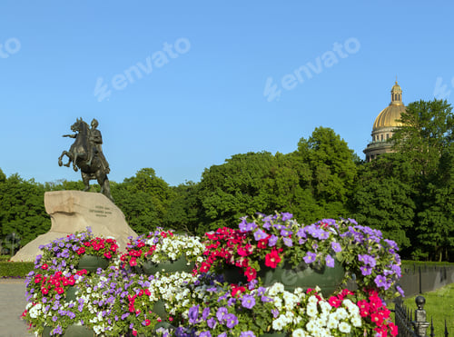 Preview: Monument Of Russian Emperor Peter The Great. Saint-Petersburg, Russia.