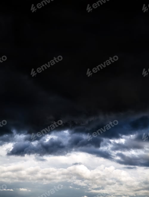 Preview: Dark And Dramatic Storm Clouds Area Background